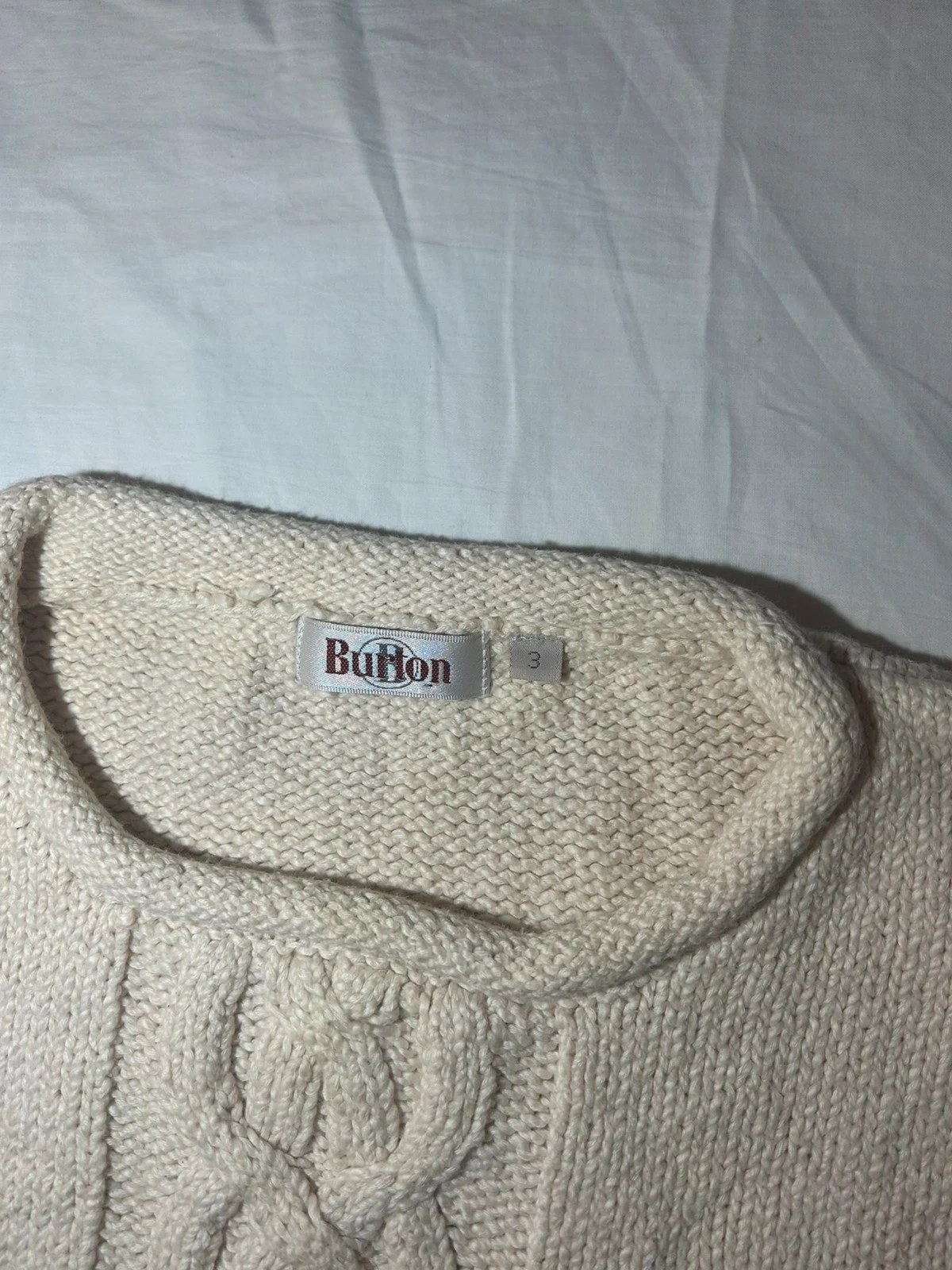 Crème beige Burton gedraaide vest – photo 3